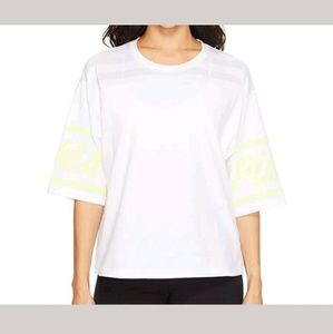 NWT PUMA BURNOUT WHITE TEE SIZE M